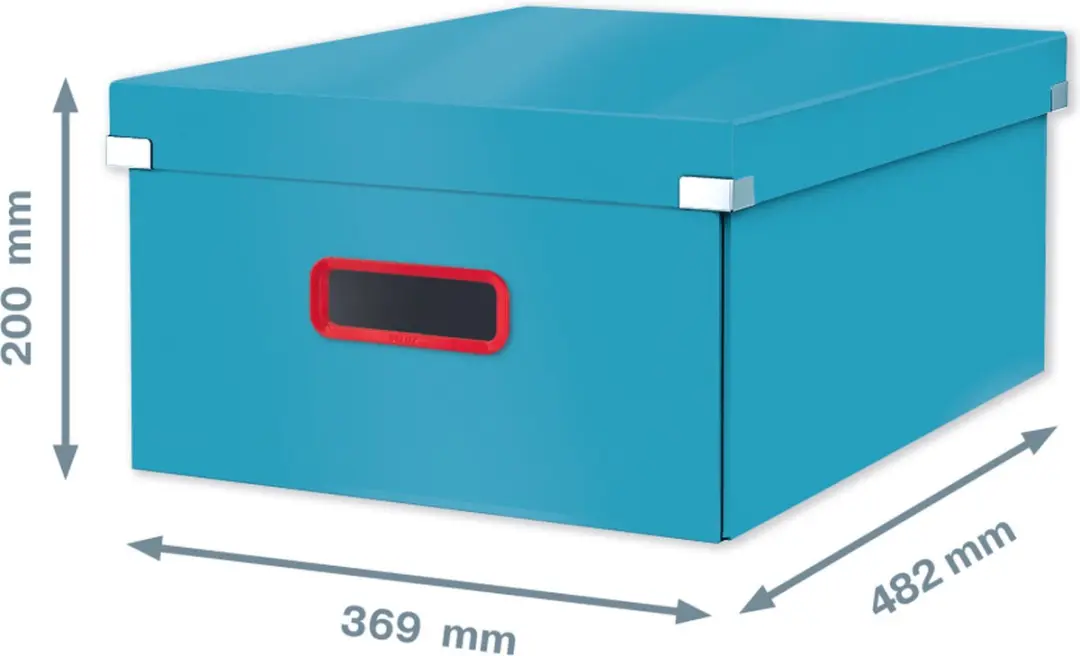 Leitz Click & Store A3 Opbergdoos 29L - Sereen Blauw - afbeelding 6 van 6