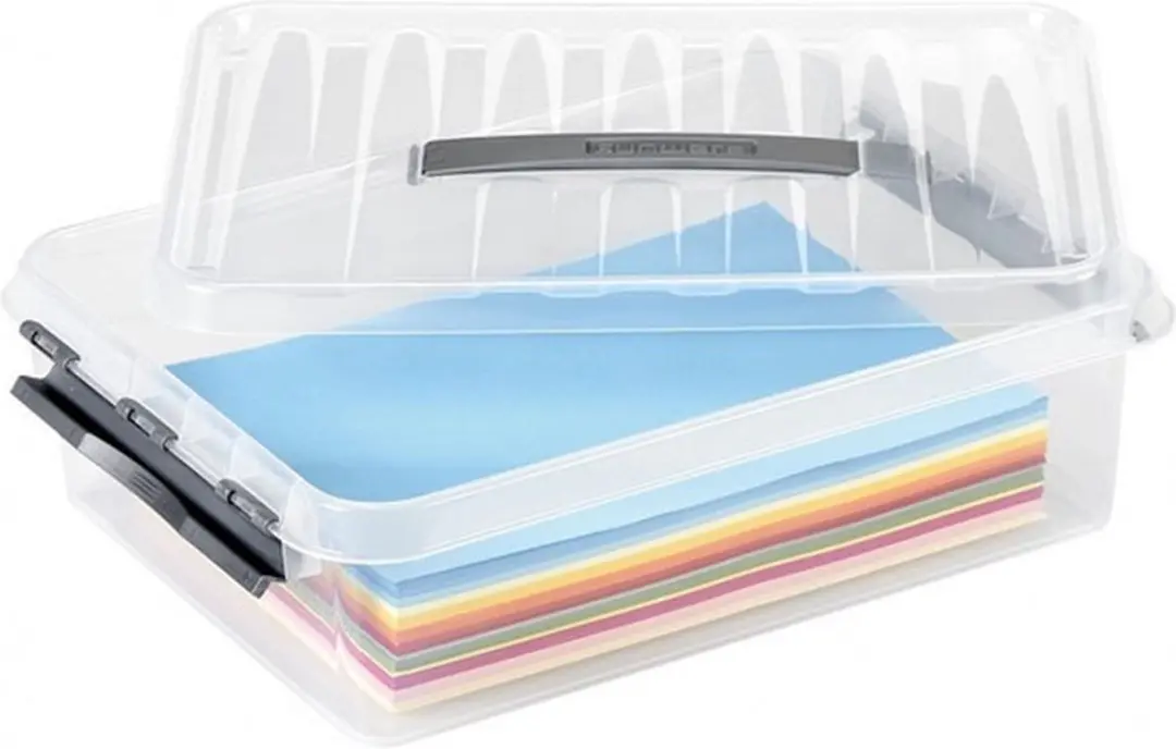 Sunware Q-Line Opbergbox Set 6x - 15L Transparant
