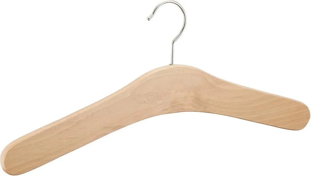 Wenko Berlijn Houten Kledinghanger 42x18cm - Naturel - afbeelding 3 van 3