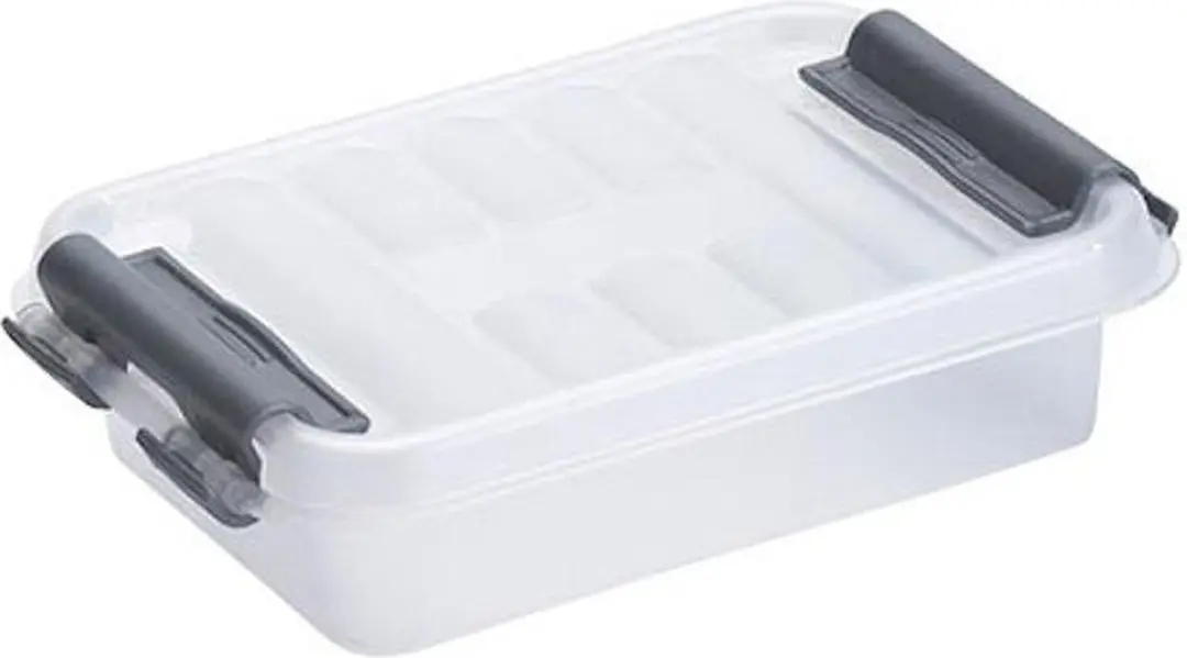 Sunware Q-line Opbergbox 0,2L - 11,8x7,7x3cm Grijs