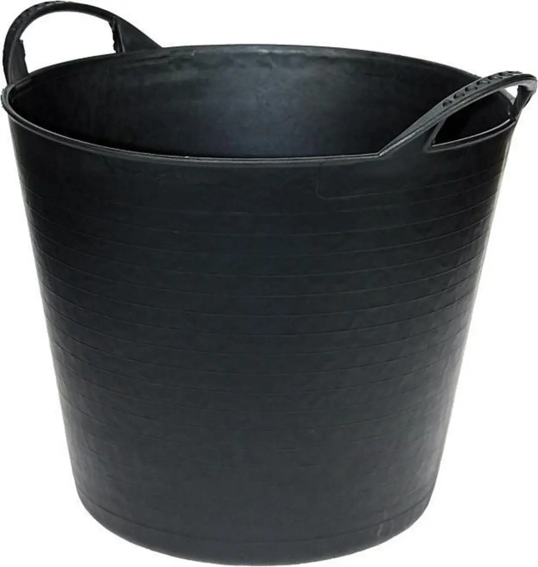 Flexibele kuip 42 liter zwart