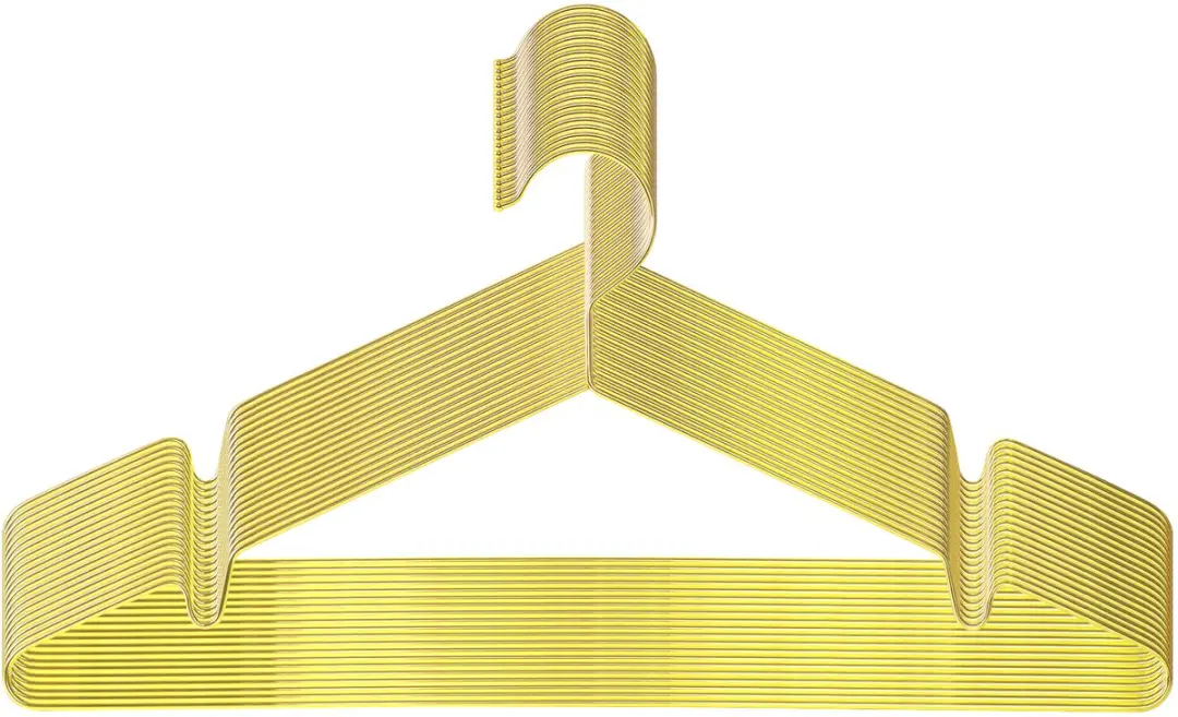 Songmics Metalen Kledinghangers 20 Stuks - Verchroomd - afbeelding 6 van 6