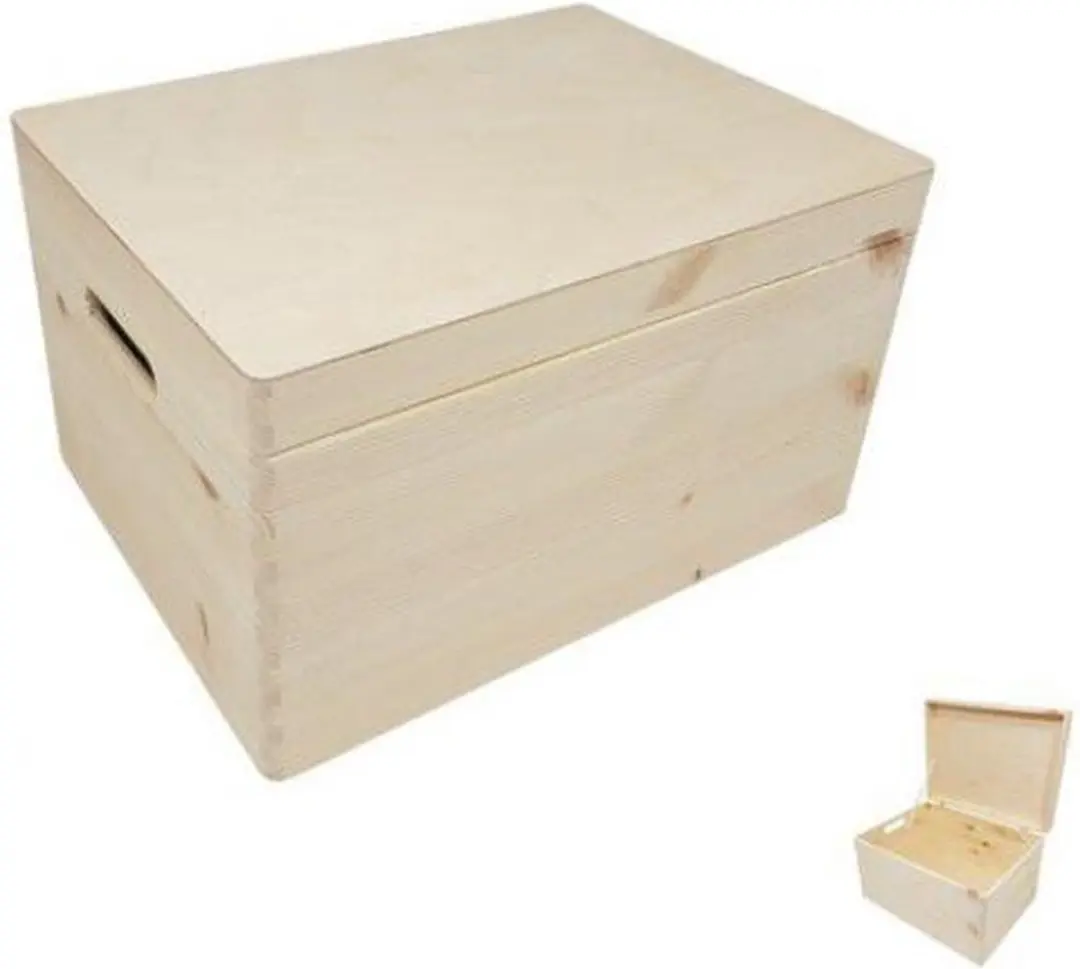 Small Foot Playwood Houten Opbergkist Multi kleuren 27.5L