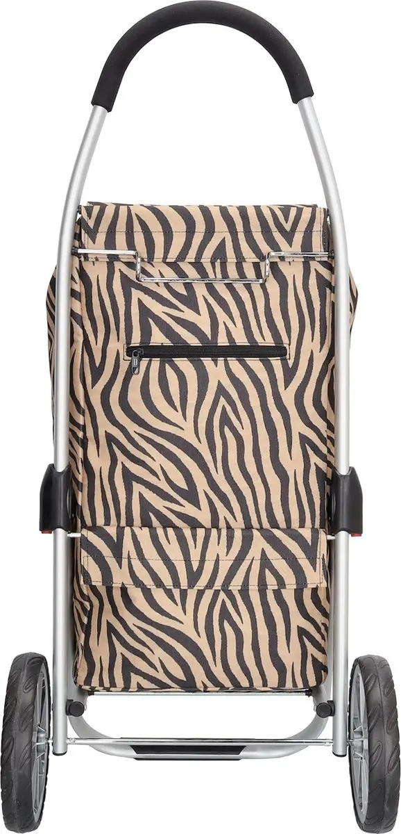 Beagles Alberic Boodschappen Trolley 41.8L - Zebra bruin - afbeelding 6 van 6