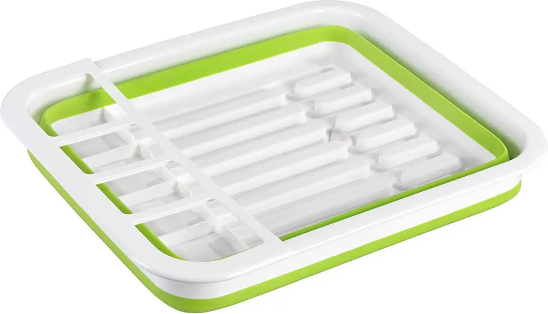 Wenko Gaia Opvouwbaar Afdruiprek - Wit/Groen