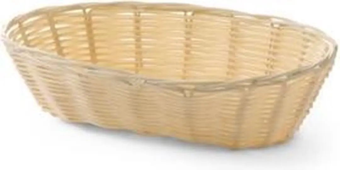 HENDI Ovaal Broodmandje Naturel - 225x130x55mm