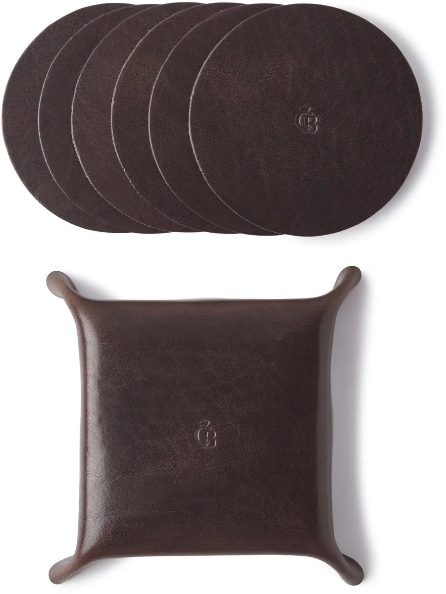Castelijn & Beerens Gaucho Onderzetters 6 Stuks - Mocca