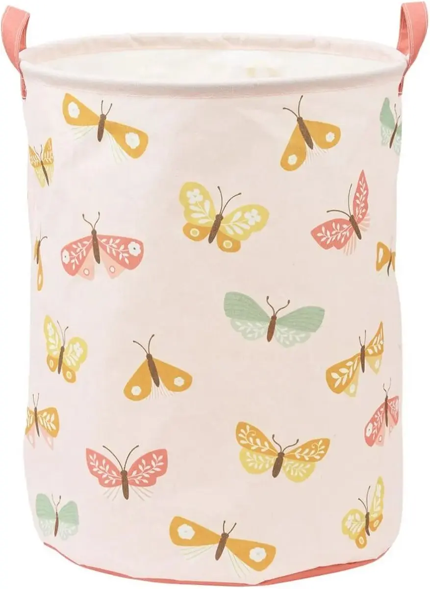 A Little Lovely Company Vlinders Opbergmand - Roze