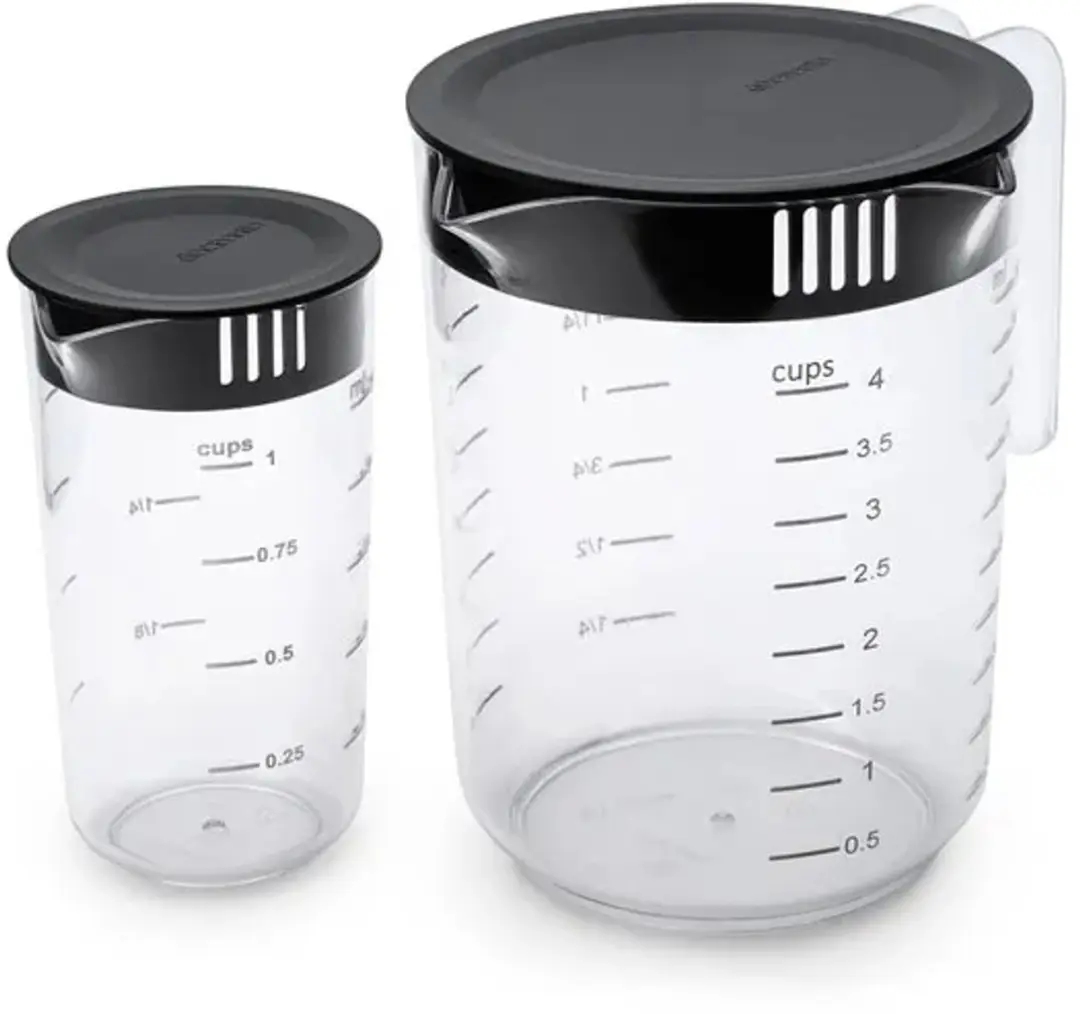 Brabantia Tasty+ Maatbeker Set 2-delig - 1,25L - Dark Grey