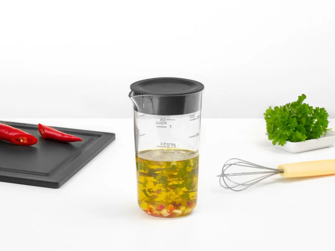 Brabantia Tasty+ Maatbeker Set 2-delig - 1,25L - Dark Grey
