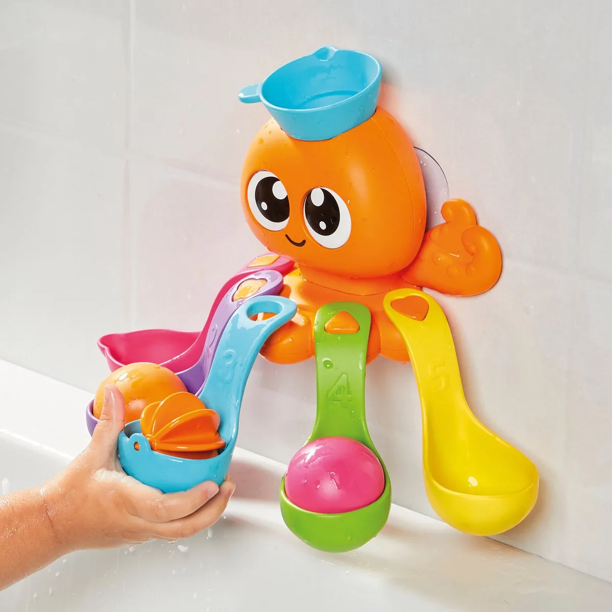 Tomy 7-in-1 Activiteiten Octopus Badspeelgoed - Multikleur