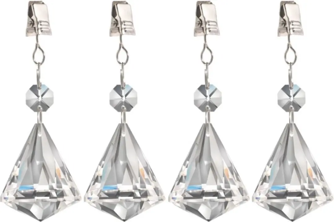 Patifix Tafelkleedgewichtjes Kristal - 16 Stuks