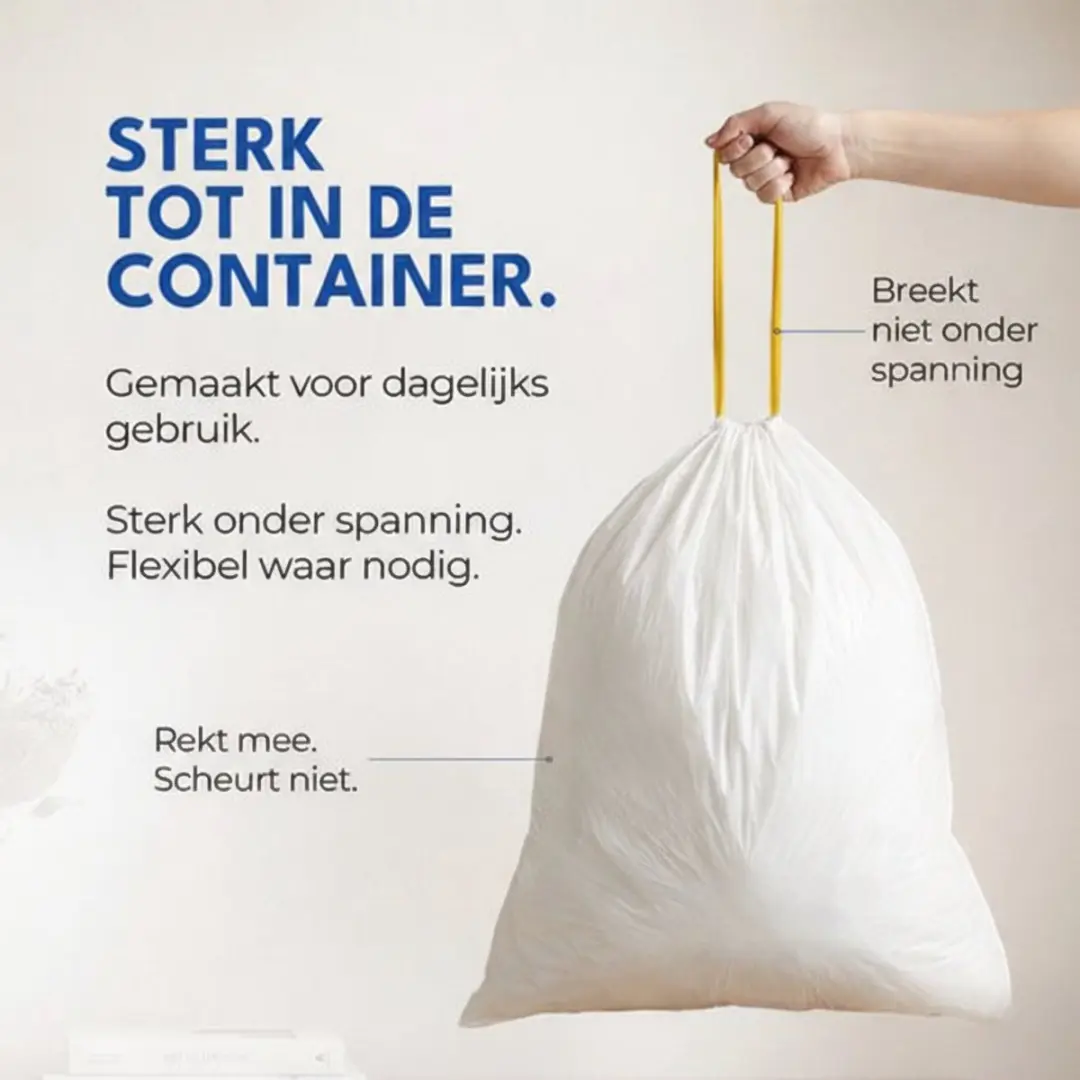Simple Vuilniszakken 60L - 120 Stuks - o.a. Brabantia