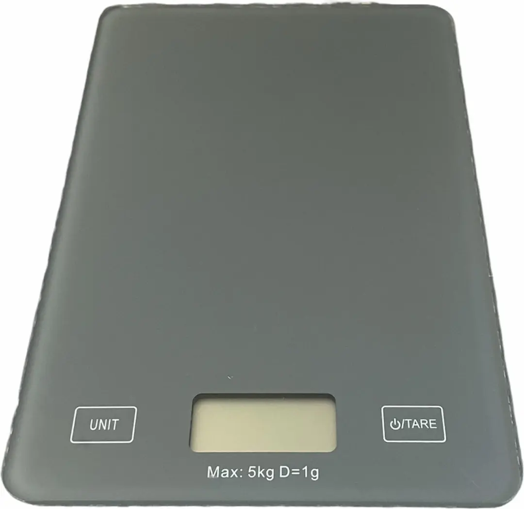 Excellent Houseware Keukenweegschaal 12345 - 5 kg - Grijs
