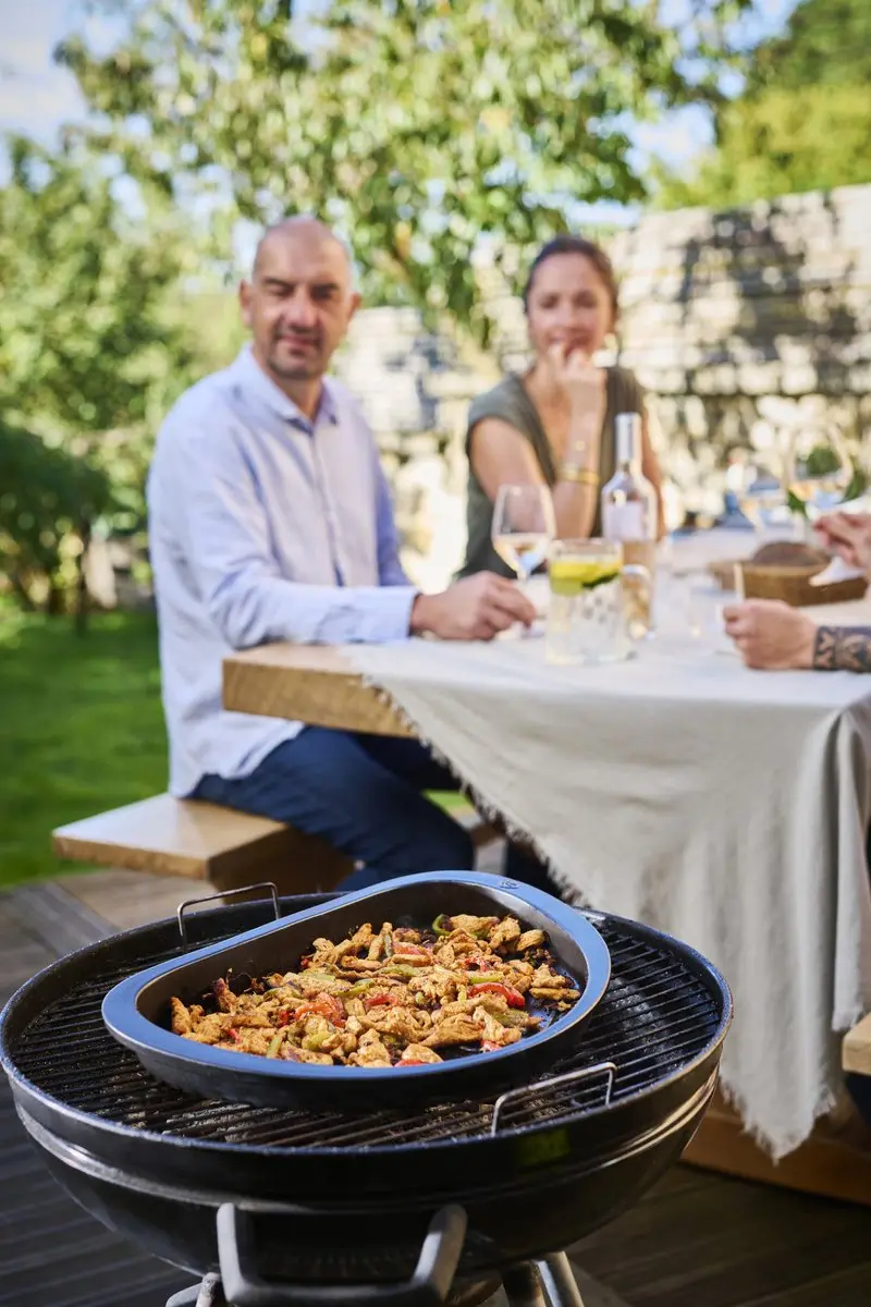 Peugeot Grill to Table Grillplaat 43cm - Halfrond - Zwart
