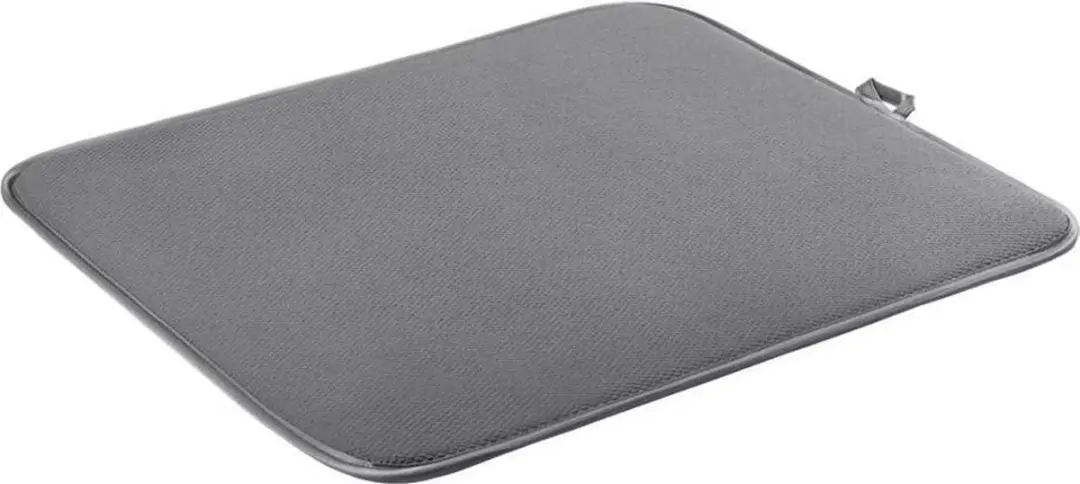 Metaltex Softex Afdruipmat Glazen 45x40cm - Grijs
