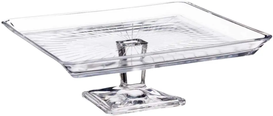 Pasabahce Taartplateau Glas 24x24cm - Transparant