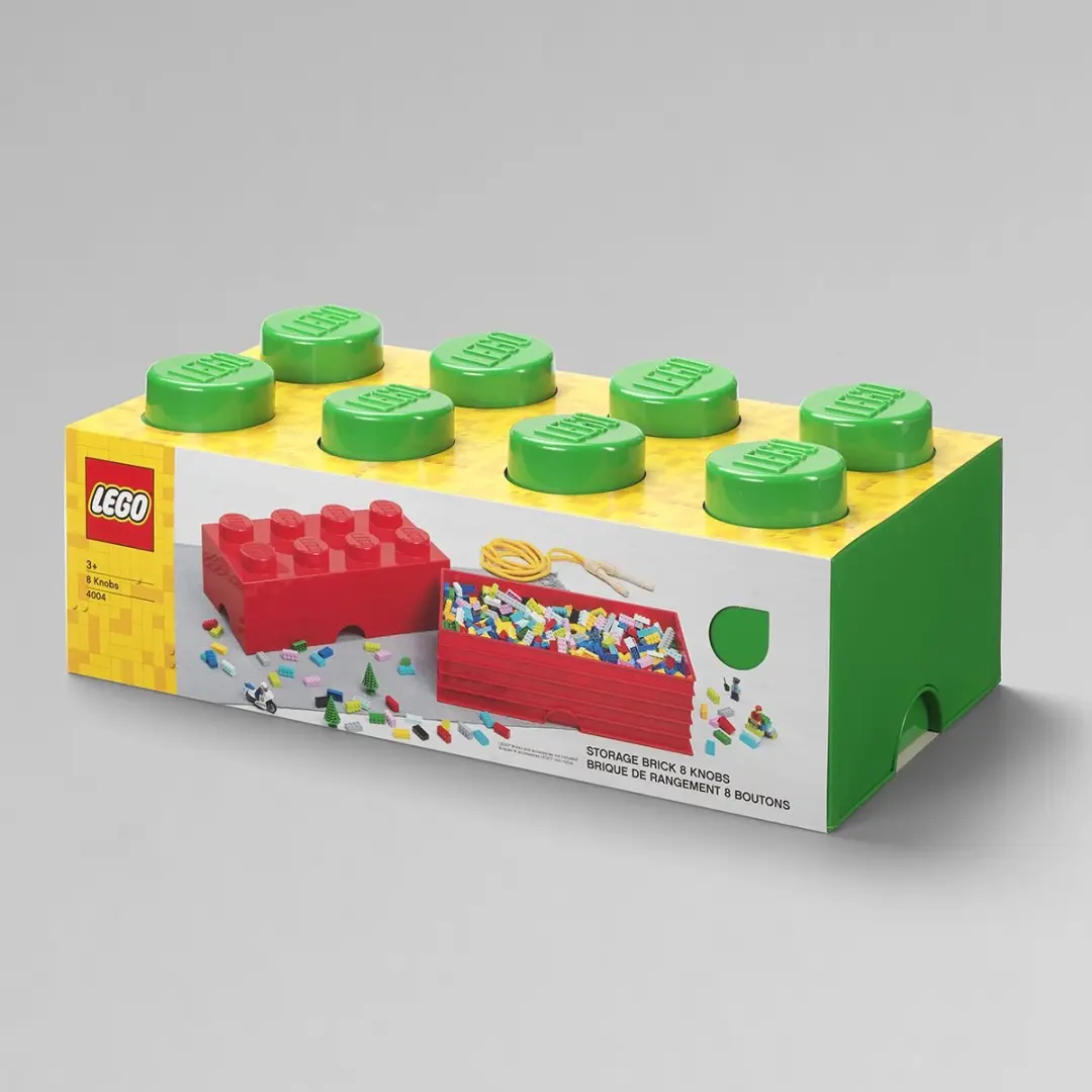 LEGO Brick 8 Opbergbox - Groen - afbeelding 6 van 6