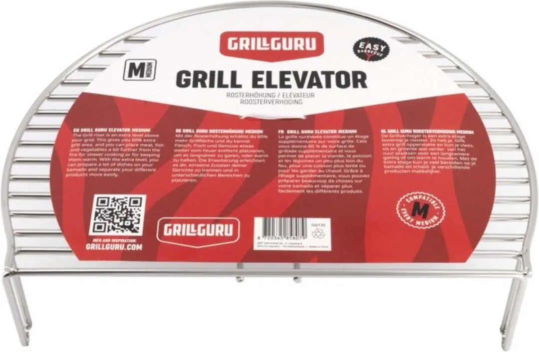 Grill Guru GG135 Medium Grill Elevator - Grijs