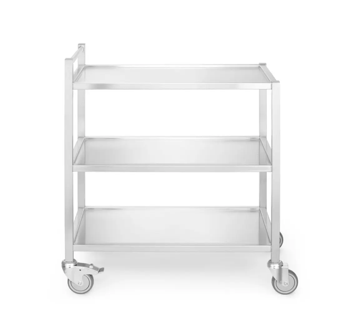 HENDI Serveerwagen 810224 - 3 Bladen 80kg - 800x500x850mm