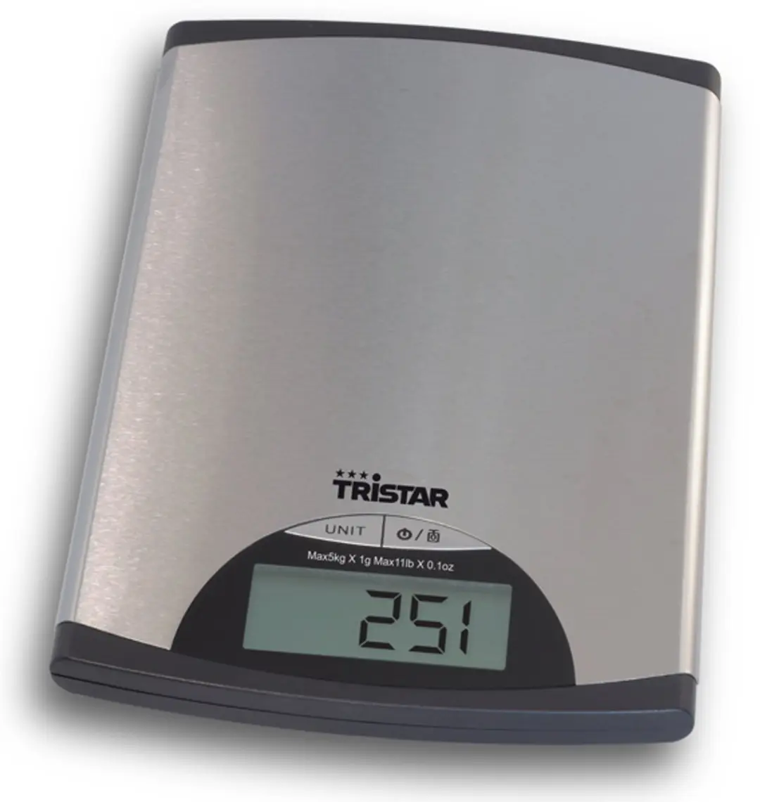 Tristar KW-2435 Keukenweegschaal Digitaal 5kg - Zilver