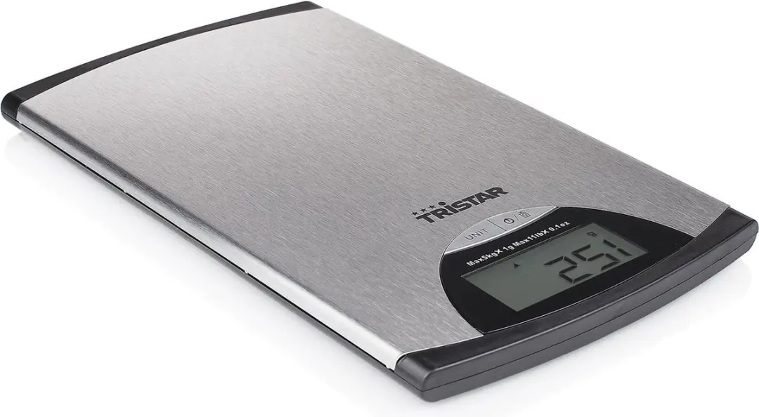 Tristar KW-2435 Keukenweegschaal Digitaal 5kg - Zilver