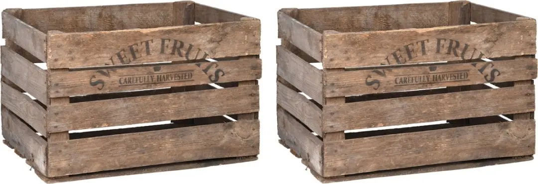 Esschert Design Fruitkist - 3 Stuks 24.1L