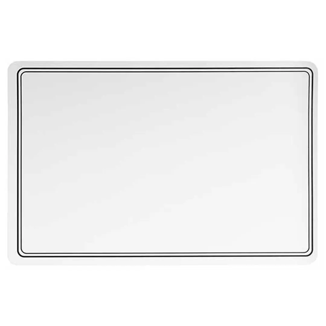 Cosy&Trendy Tafel Placemats PU-leer Wit - 8 Stuks 43x30cm