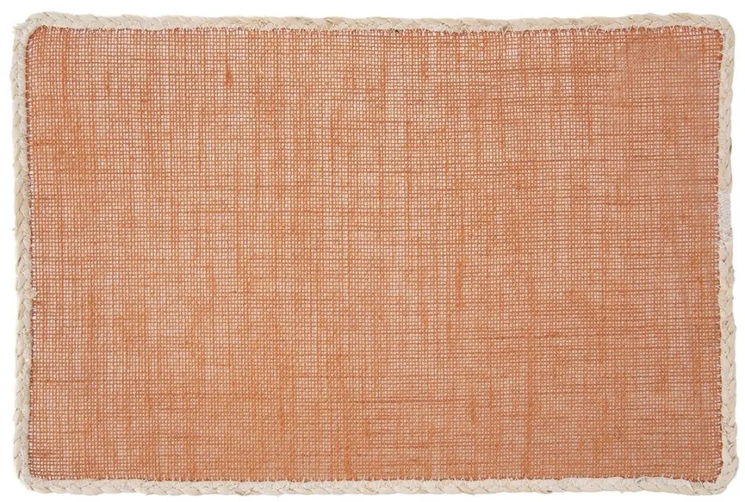 Orion Rechthoekige Tafelplacemat 45x30cm - Polyester - Oranje