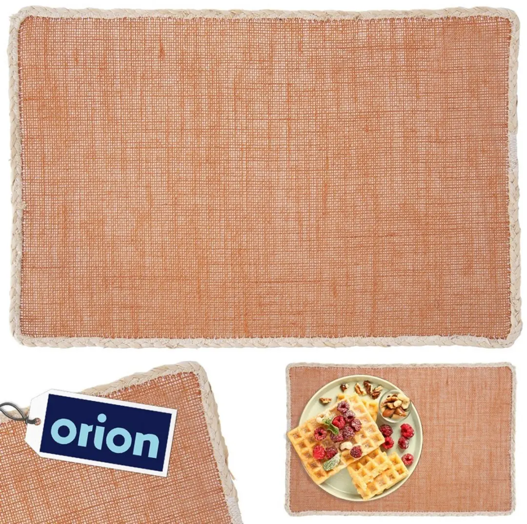 Orion Rechthoekige Tafelplacemat 45x30cm - Polyester - Oranje