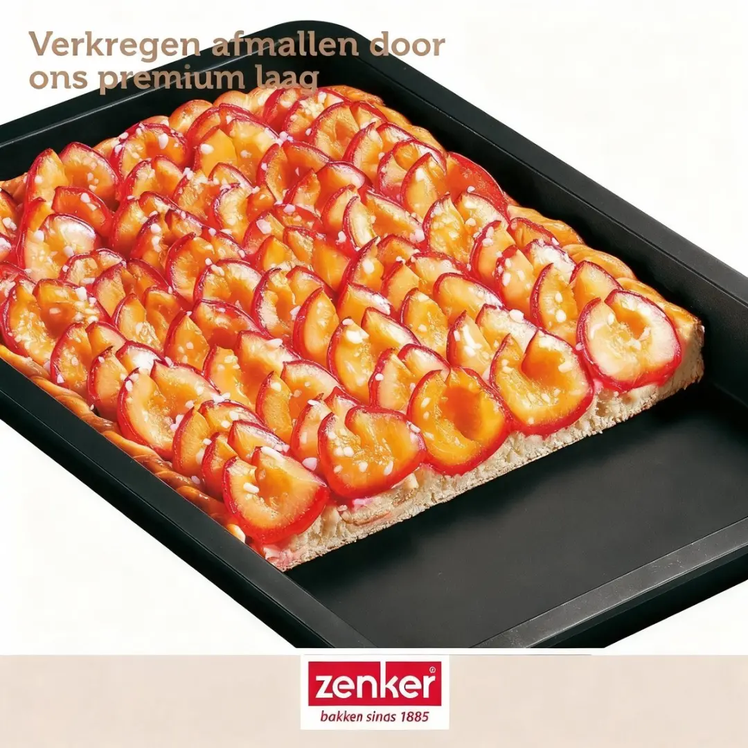 Zenker 6536 Ovenschaal - 42x29cm - Zwart