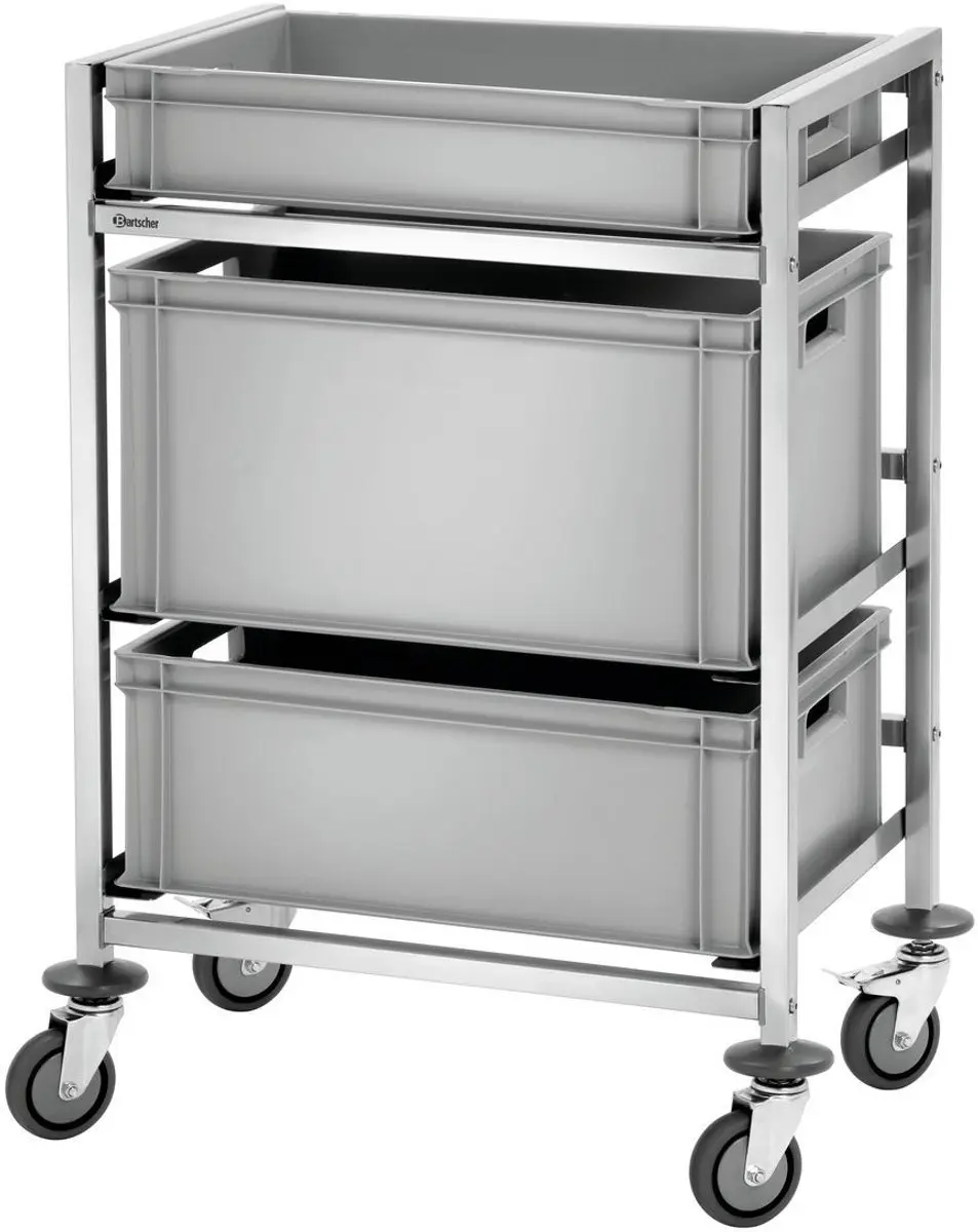 Bartscher 300064 Transportwagen Krattenwagen - RVS