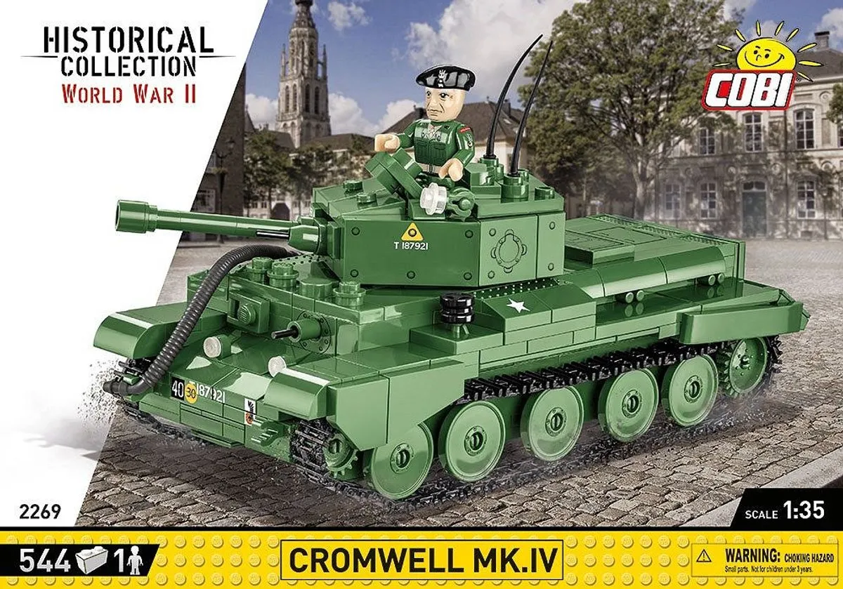 Cobi Cromwell Mk.IV Cobi-2269 - 544 Onderdelen - Meerkleurig - afbeelding 6 van 6