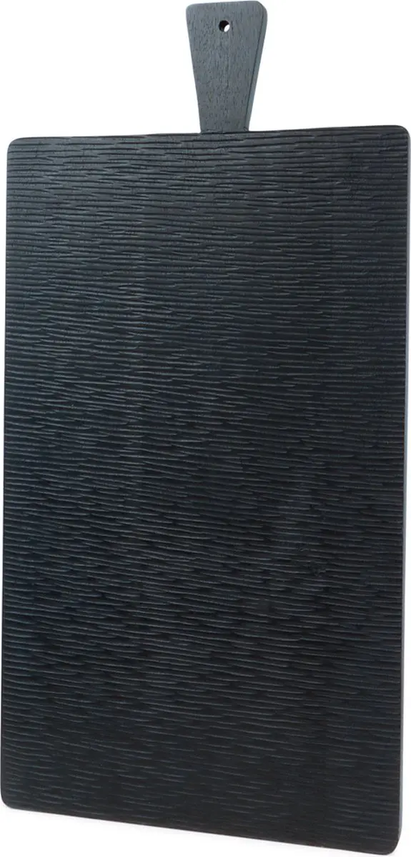 Senza Serveerplank Mangohout 66x33cm - Zwart