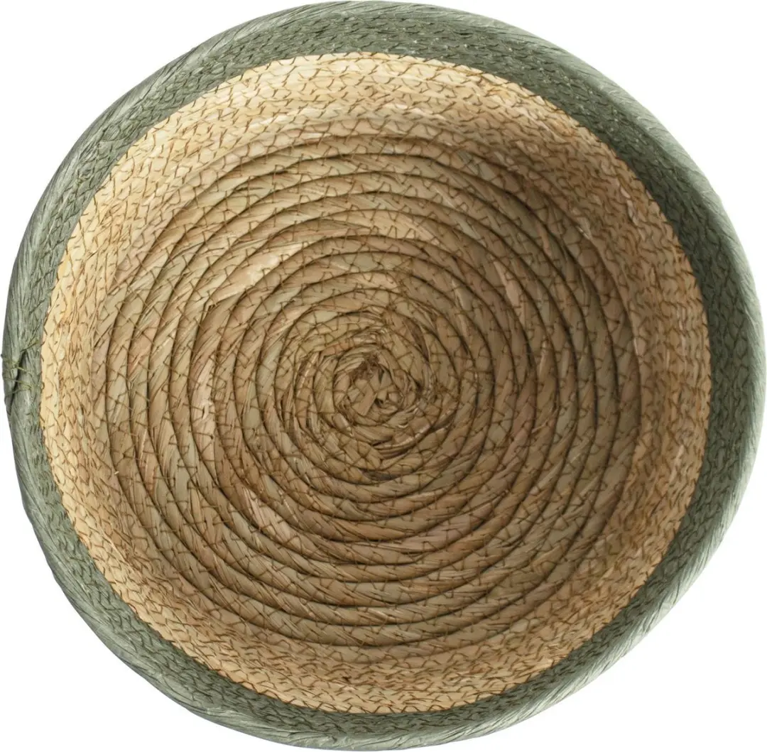 Gusta Jute Opbergmand 25x15cm - Groen