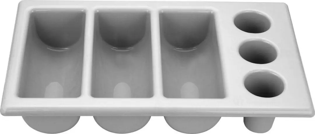 HENDI Bestekbak 6-vaks - 530x325x105mm - Grijs