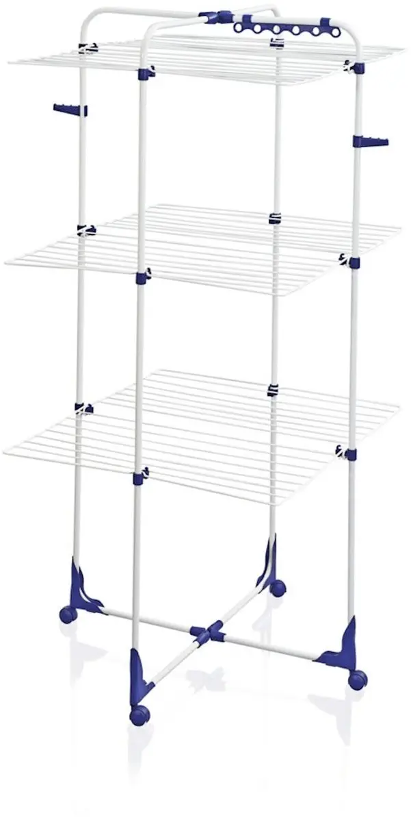Leifheit Classic Tower 340 Droogtoren - 34m - Wit/Blauw - afbeelding 6 van 6