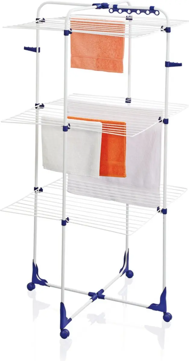 Leifheit Classic Tower 340 Droogtoren - 34m - Wit/Blauw
