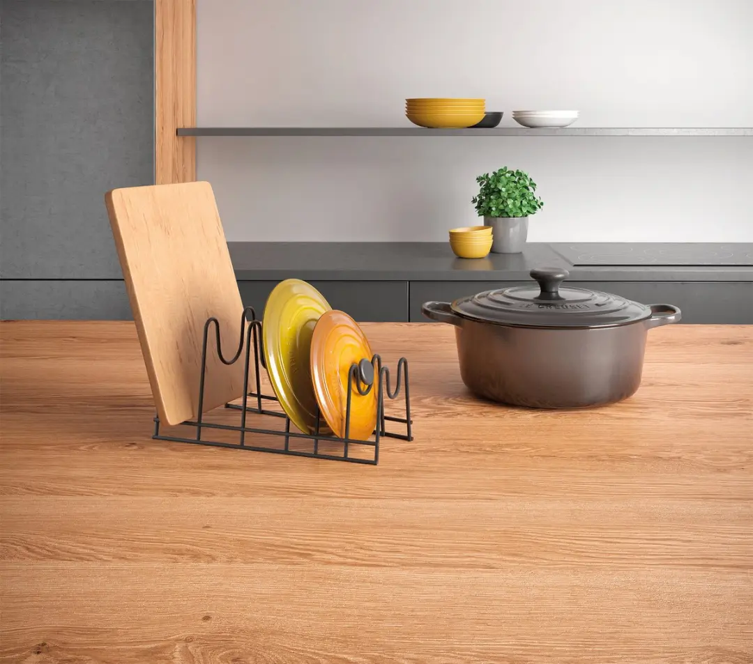 Metaltex Pannendekselrek 361108 - 28x16x14cm - Zwart