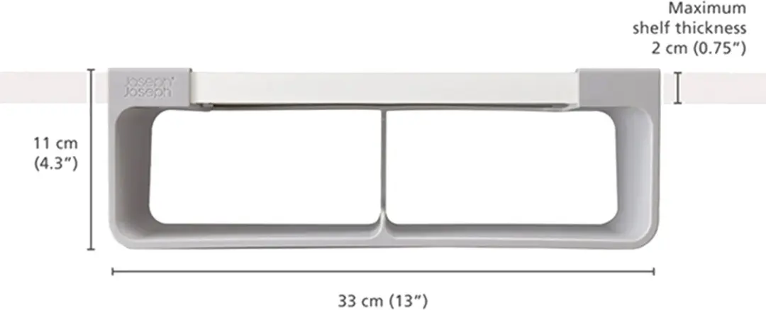 Joseph Joseph CupboardStore Organizer Folie - Grijs