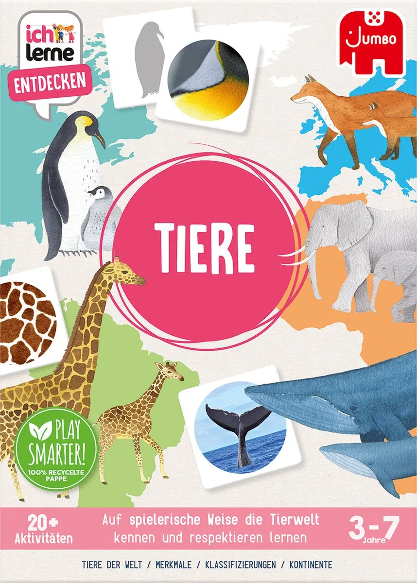 Jumbo Ich Lerne Entdecken Tieren Verkleedaccessoire - 3 jaar - Meerkleurig