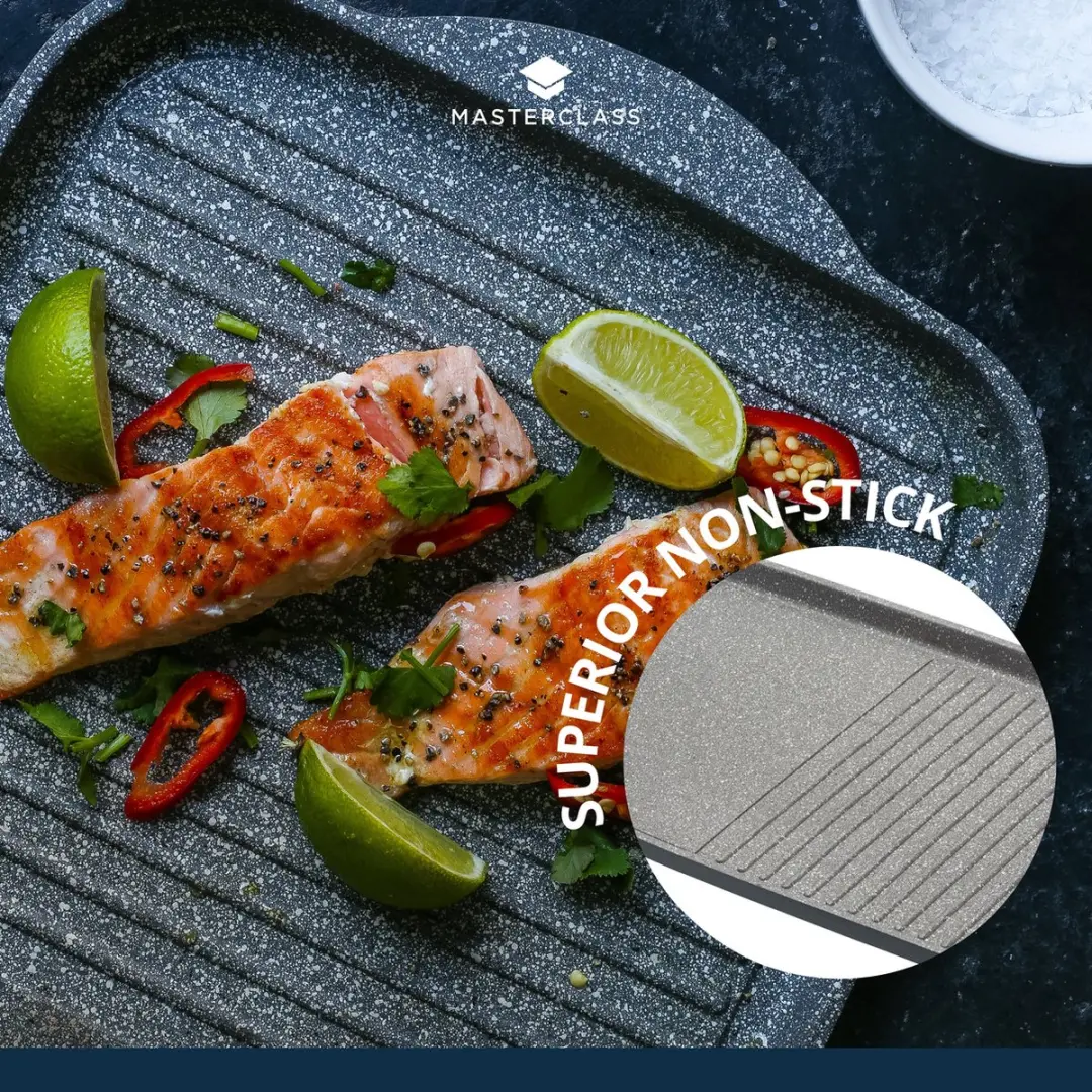 Masterclass Aluminium Ovenbakplaat 51cm - Carbon Grijs