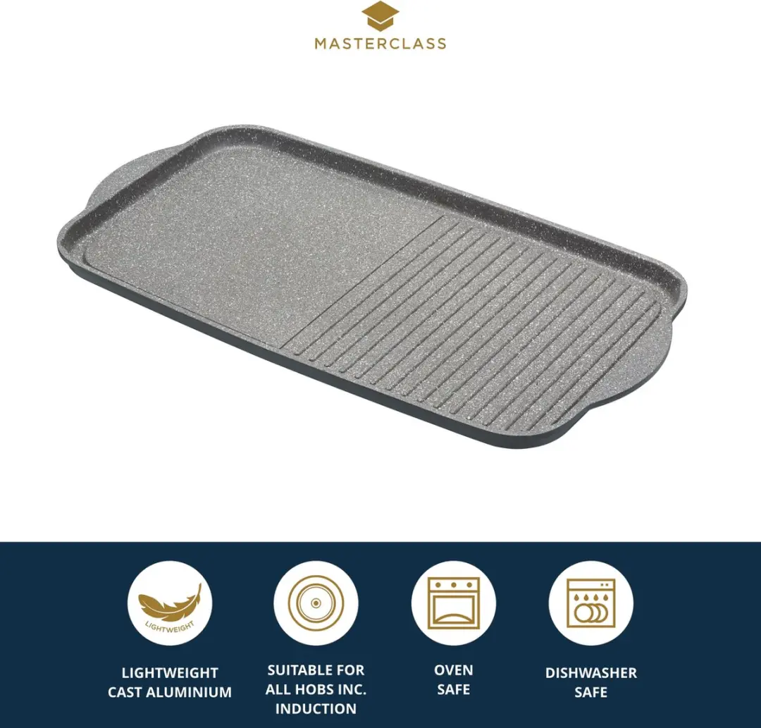 Masterclass Aluminium Ovenbakplaat 51cm - Carbon Grijs