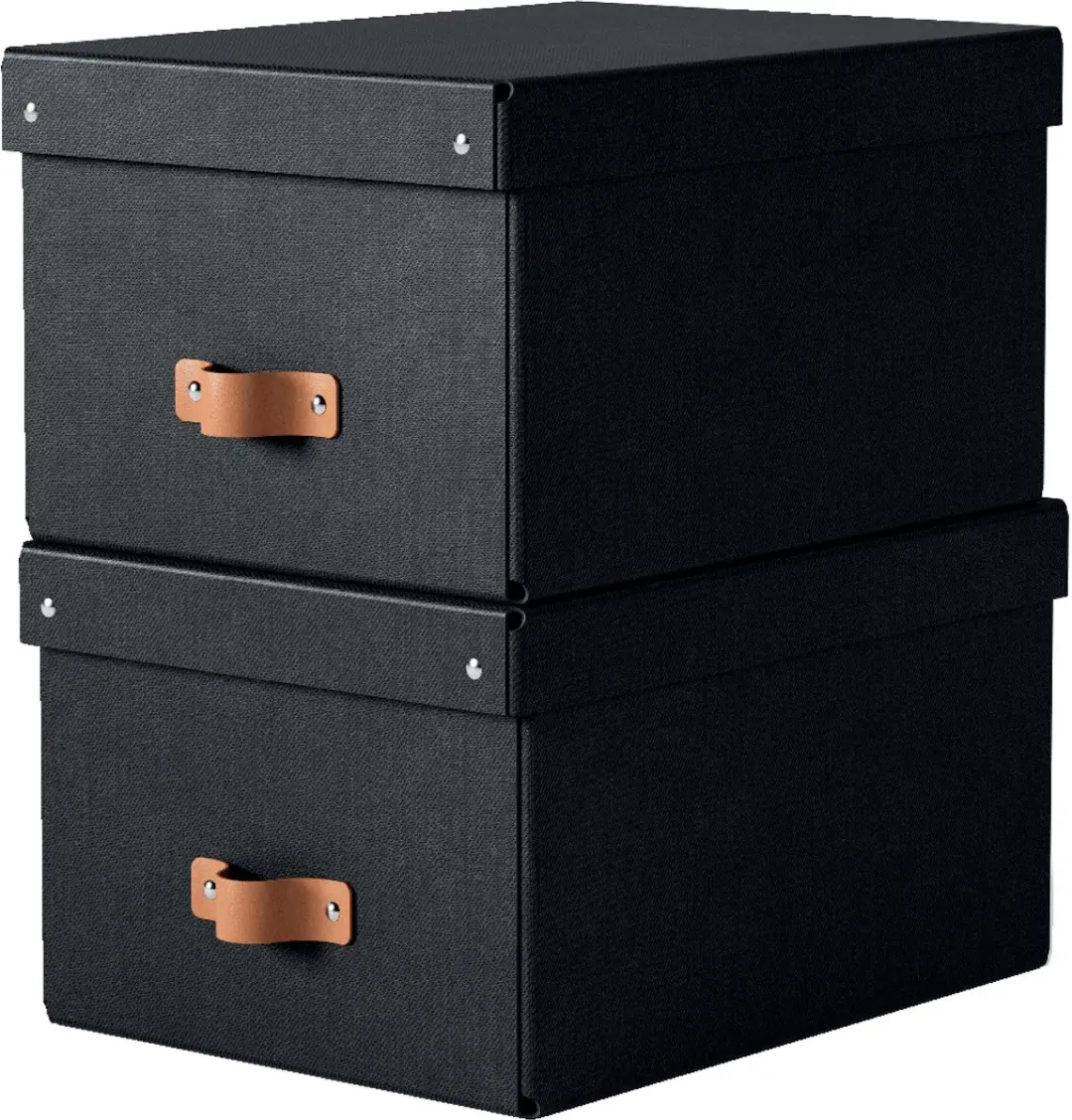 Leitz Puro Opbergdoos 17L - Set van 2 - Zwart