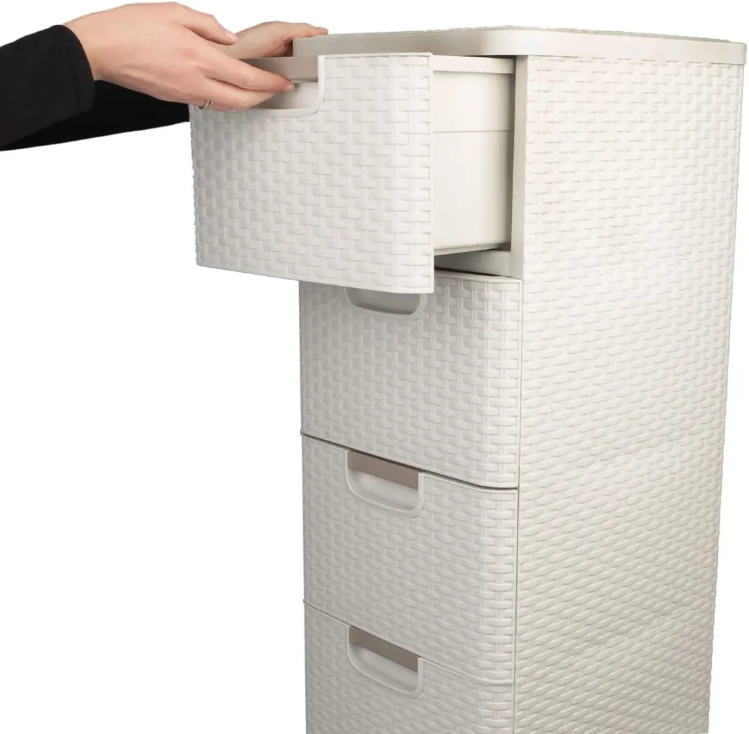 Curver Style Ladesysteem 4x14L - Vintage wit