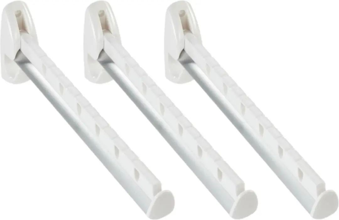 Leifheit Kledinghaak Set - 4 Stuks - Wit - 31cm