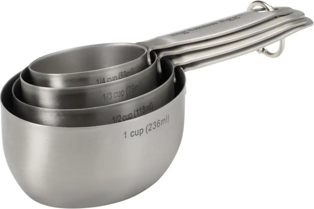 Big Green Egg RVS Maatbekers - 3 Stuks - Multi
