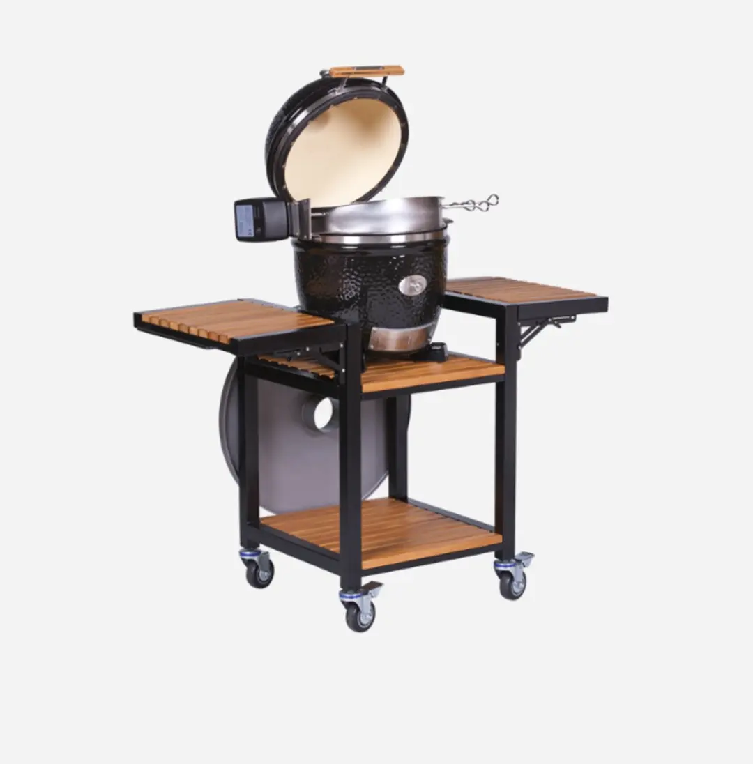 Monolith Rotisserie voor ICON/JUNIOR Kamado - 3 Spiezen - RVS