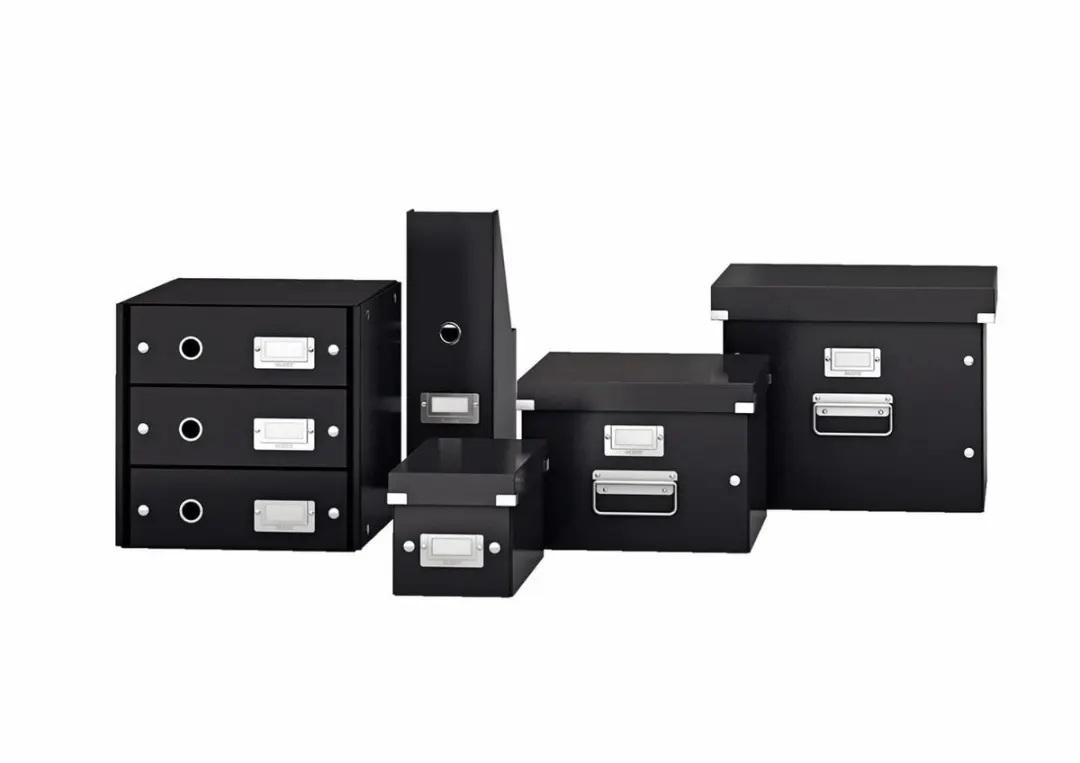 Leitz WOW Click & Store Opbergdoos A4 - 16L - Zwart