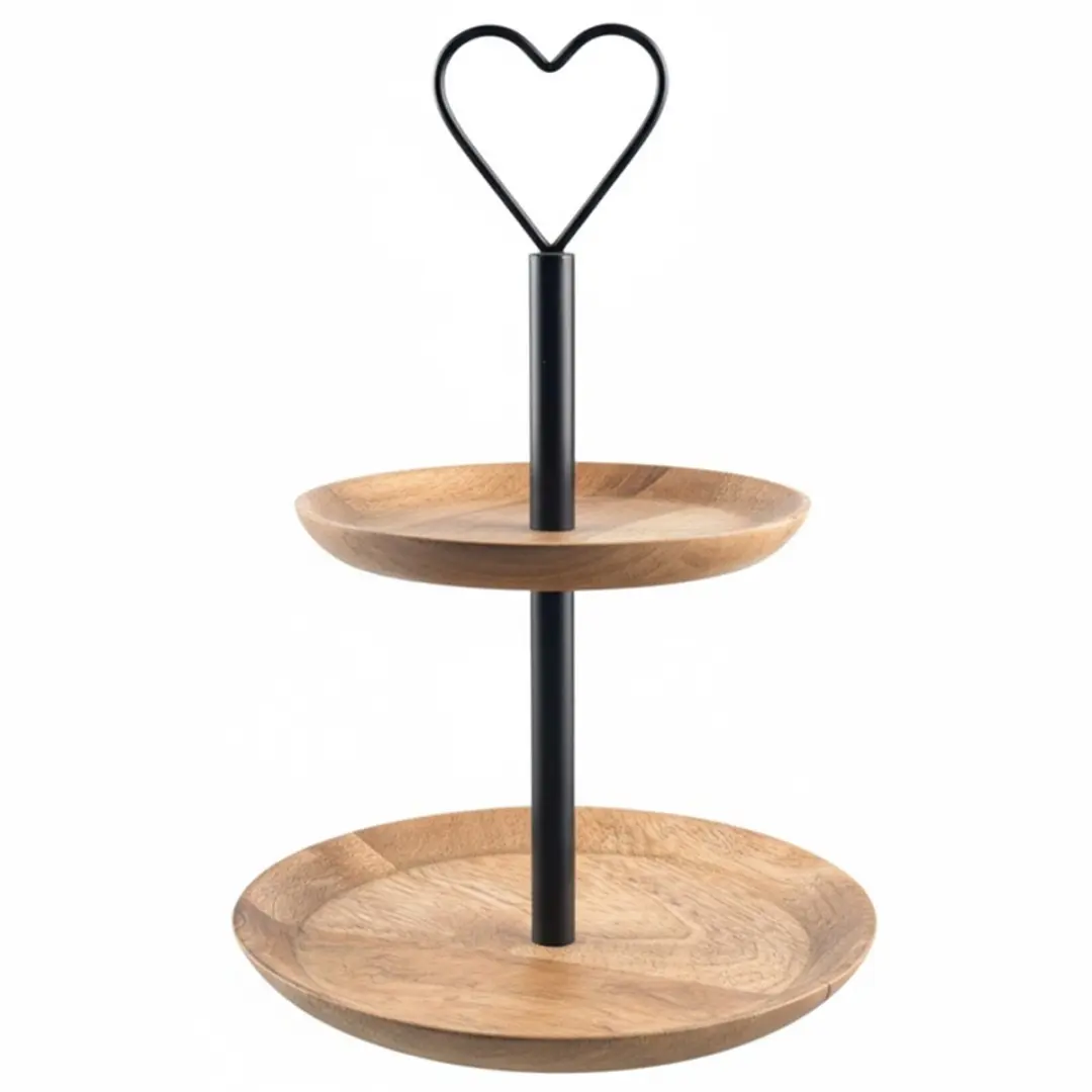 Orion Mango Houten Etagère 37cm - 2 Niveaus